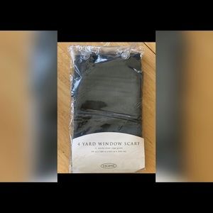 4 Yard Sage Green Window Scarf Curtain